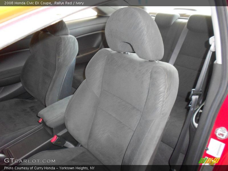 Rallye Red / Ivory 2008 Honda Civic EX Coupe