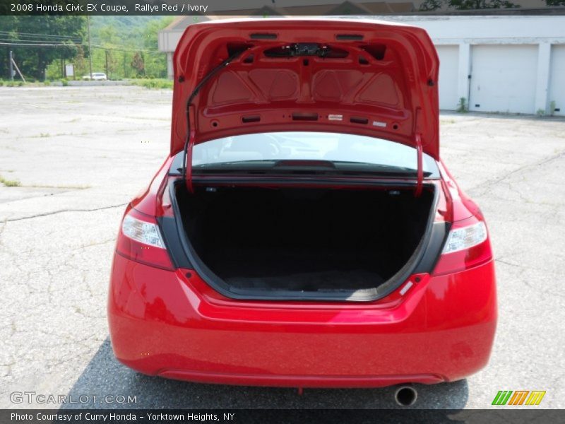 Rallye Red / Ivory 2008 Honda Civic EX Coupe