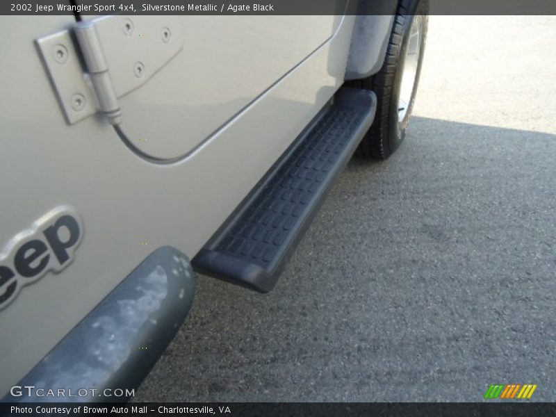 Silverstone Metallic / Agate Black 2002 Jeep Wrangler Sport 4x4