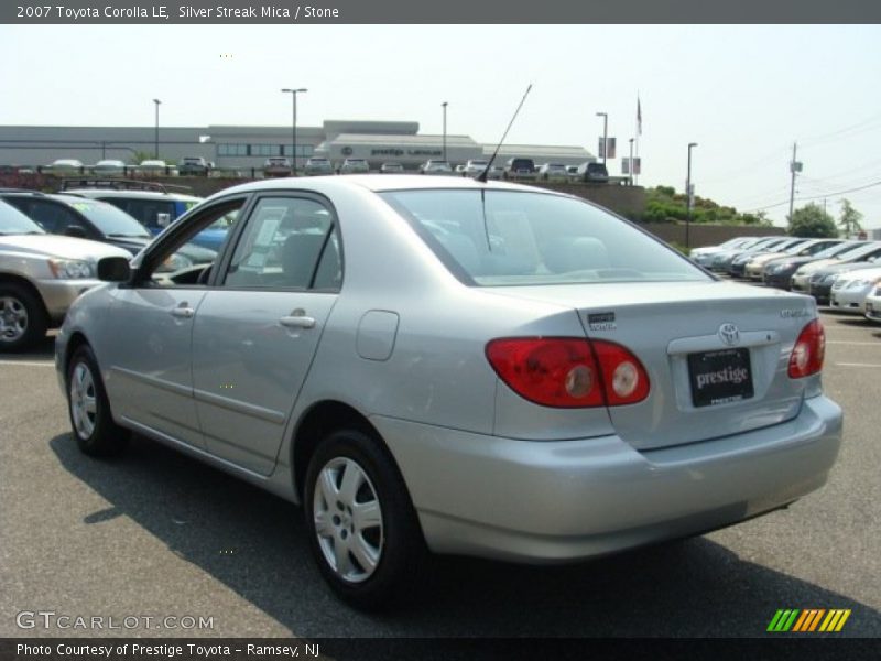 Silver Streak Mica / Stone 2007 Toyota Corolla LE