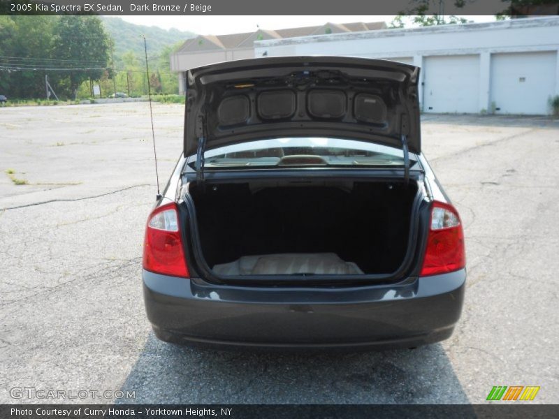 Dark Bronze / Beige 2005 Kia Spectra EX Sedan