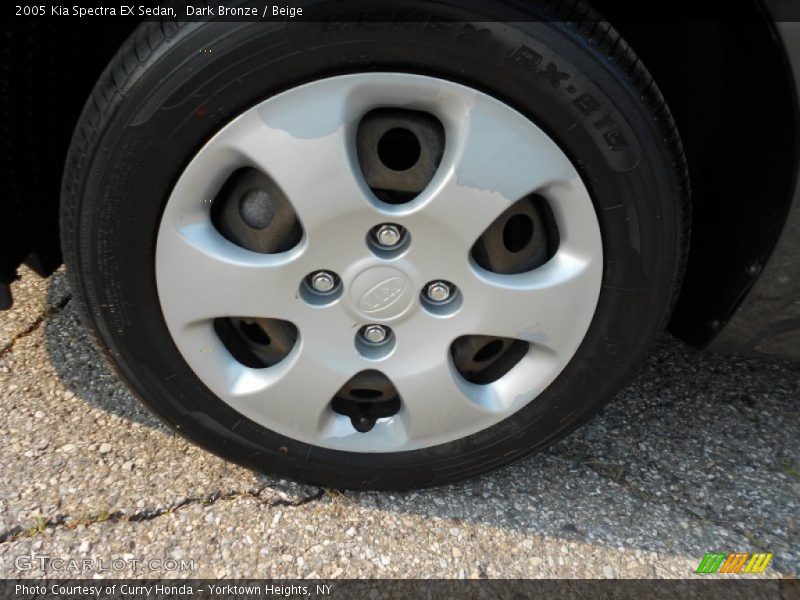 Dark Bronze / Beige 2005 Kia Spectra EX Sedan