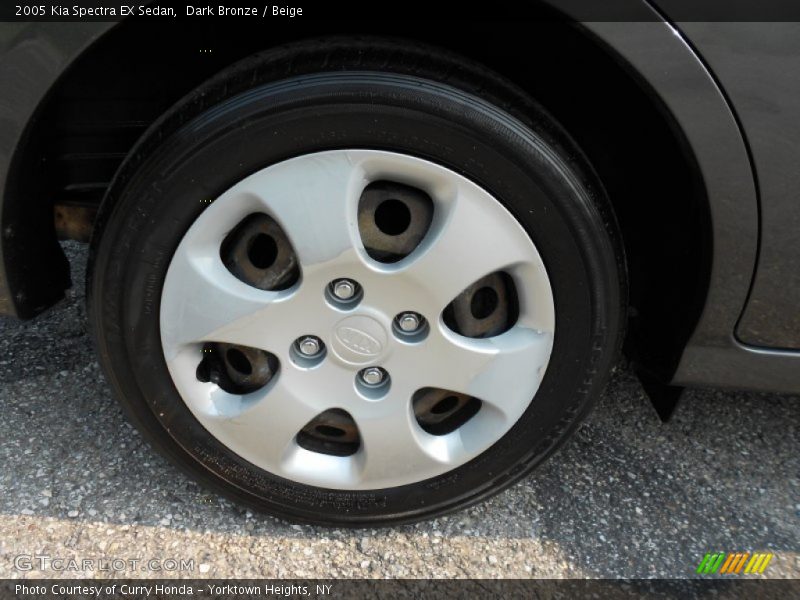 Dark Bronze / Beige 2005 Kia Spectra EX Sedan