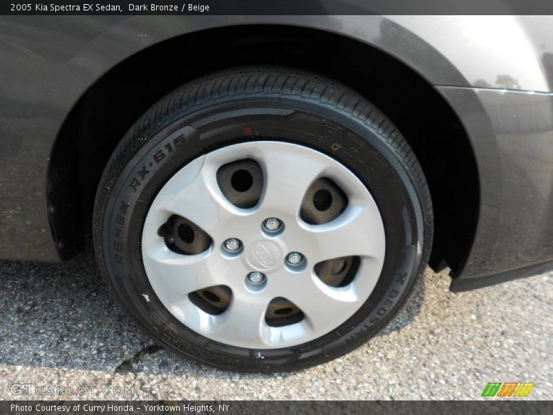 Dark Bronze / Beige 2005 Kia Spectra EX Sedan