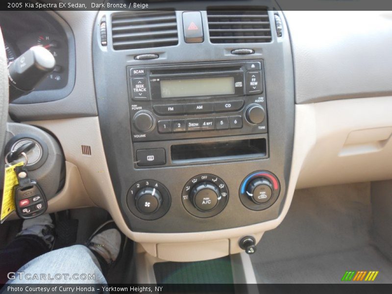 Controls of 2005 Spectra EX Sedan