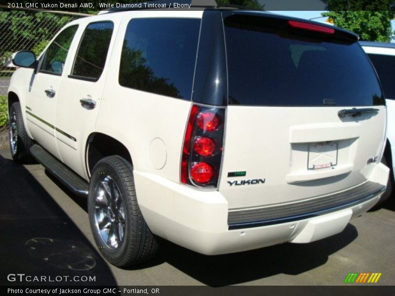 White Diamond Tintcoat / Ebony 2011 GMC Yukon Denali AWD