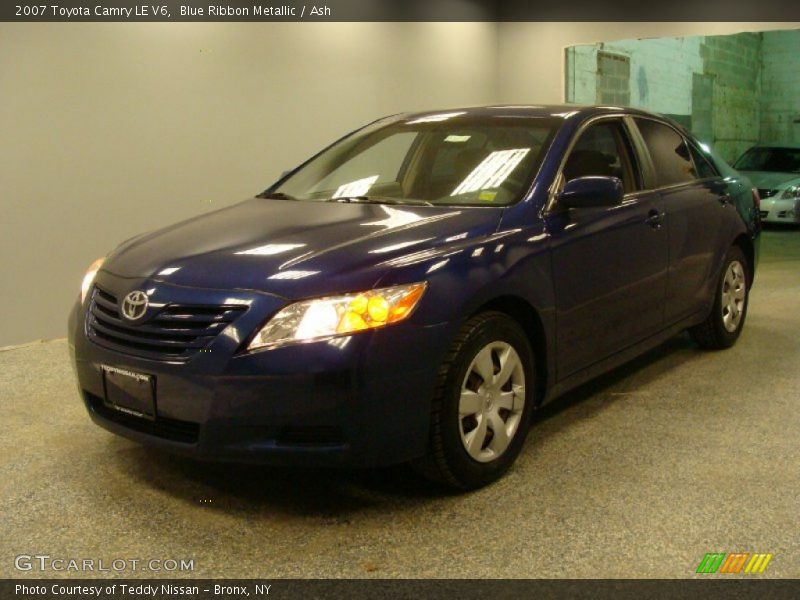 Blue Ribbon Metallic / Ash 2007 Toyota Camry LE V6