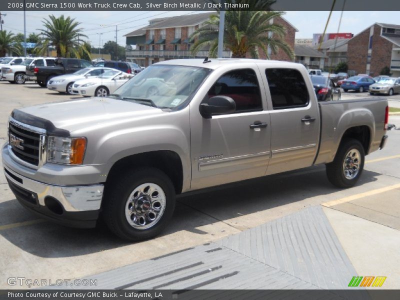  2009 Sierra 1500 Work Truck Crew Cab Silver Birch Metallic