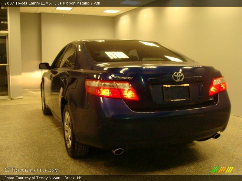 Blue Ribbon Metallic / Ash 2007 Toyota Camry LE V6