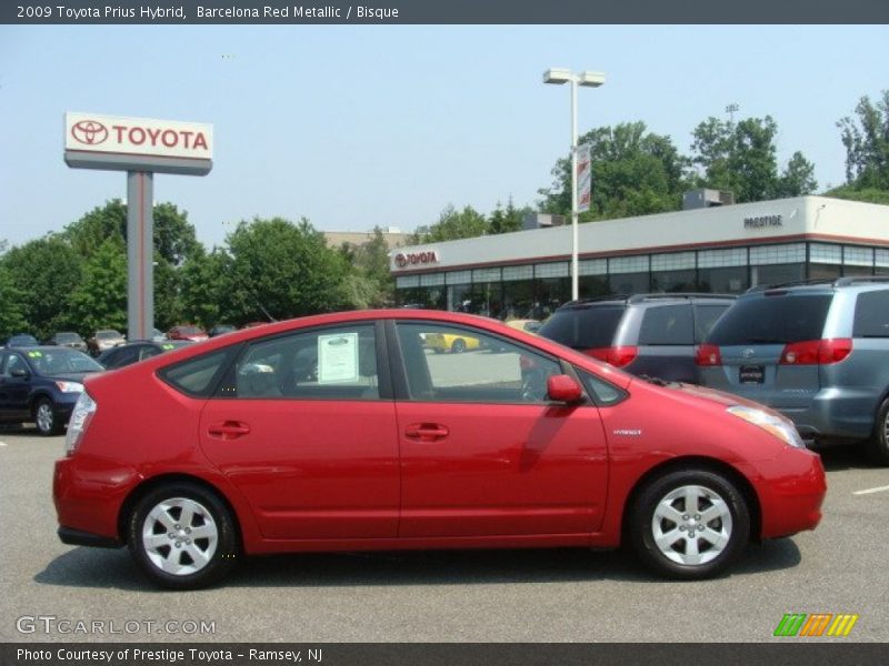 Barcelona Red Metallic / Bisque 2009 Toyota Prius Hybrid