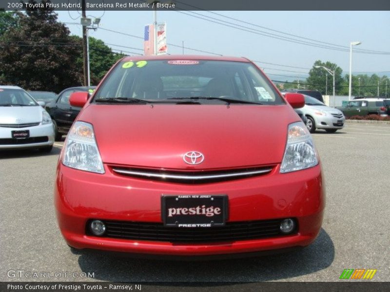 Barcelona Red Metallic / Bisque 2009 Toyota Prius Hybrid