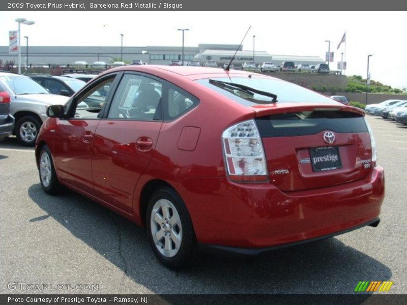 Barcelona Red Metallic / Bisque 2009 Toyota Prius Hybrid