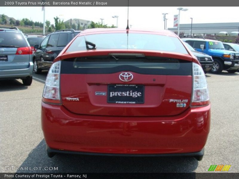 Barcelona Red Metallic / Bisque 2009 Toyota Prius Hybrid