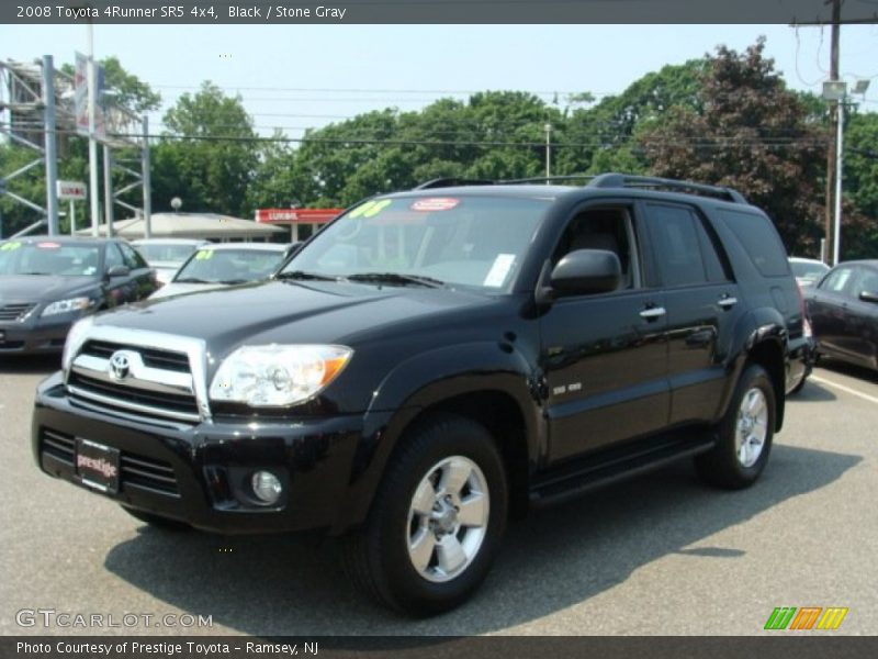 Black / Stone Gray 2008 Toyota 4Runner SR5 4x4