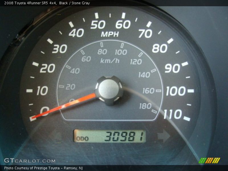Black / Stone Gray 2008 Toyota 4Runner SR5 4x4
