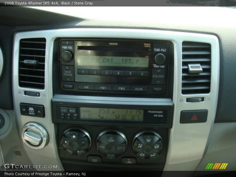 Black / Stone Gray 2008 Toyota 4Runner SR5 4x4