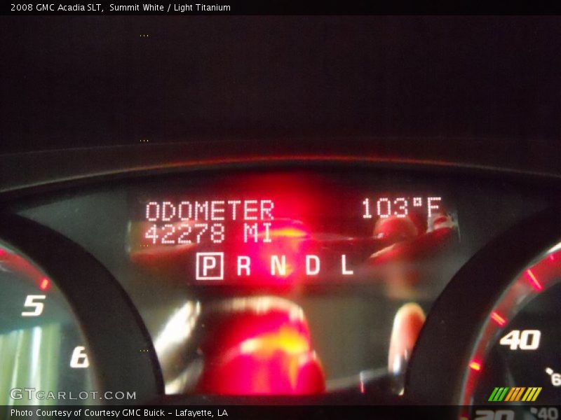 Summit White / Light Titanium 2008 GMC Acadia SLT