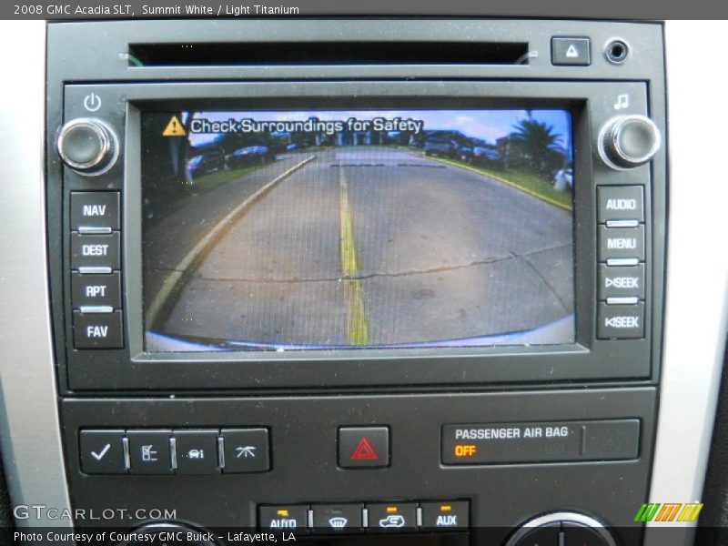 Summit White / Light Titanium 2008 GMC Acadia SLT