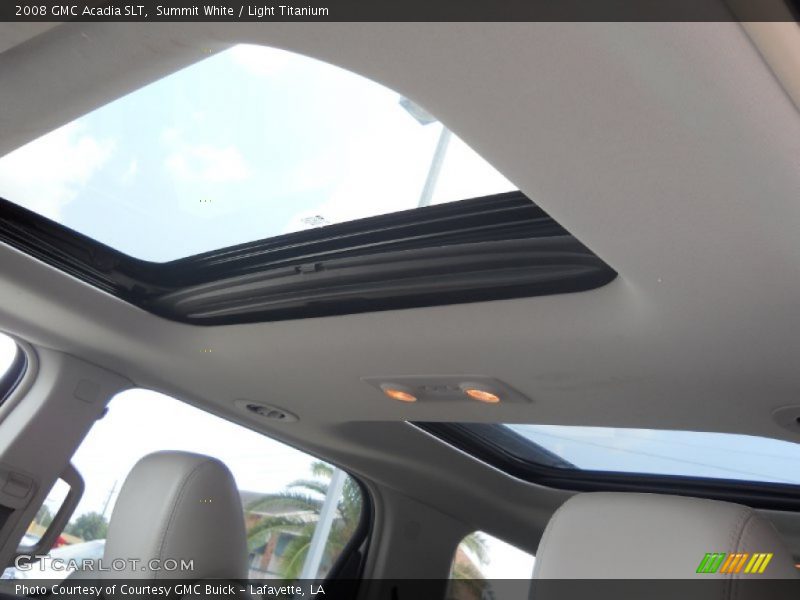 Summit White / Light Titanium 2008 GMC Acadia SLT