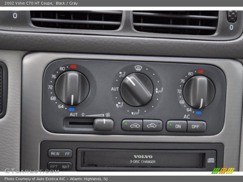 Controls of 2002 C70 HT Coupe
