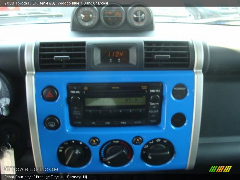Voodoo Blue / Dark Charcoal 2008 Toyota FJ Cruiser 4WD