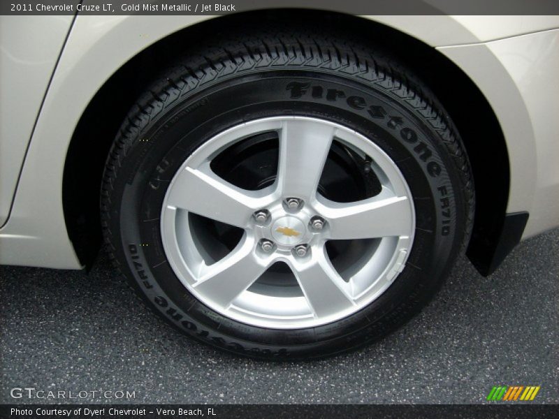 Gold Mist Metallic / Jet Black 2011 Chevrolet Cruze LT