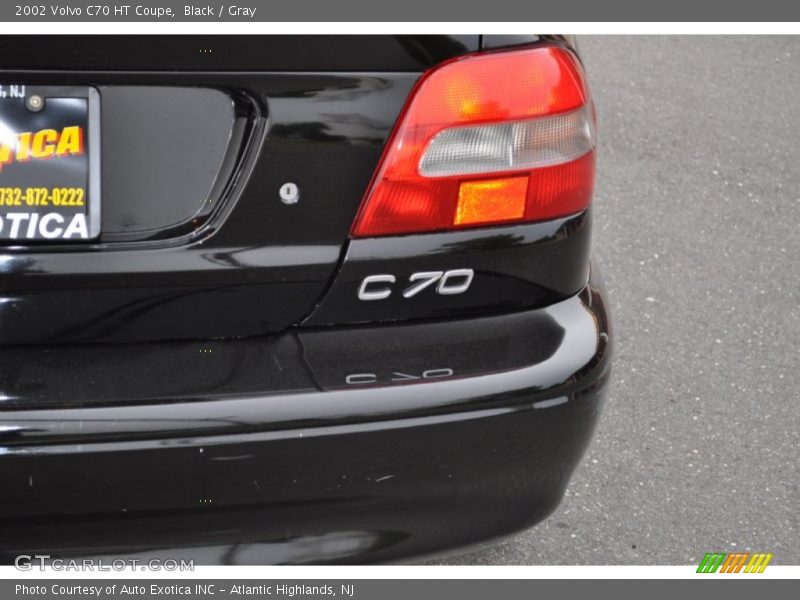Black / Gray 2002 Volvo C70 HT Coupe