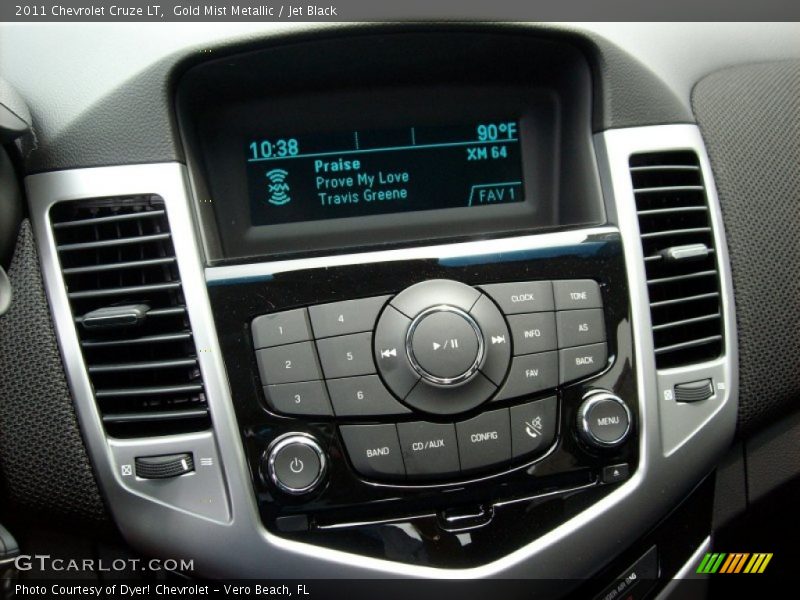 Gold Mist Metallic / Jet Black 2011 Chevrolet Cruze LT