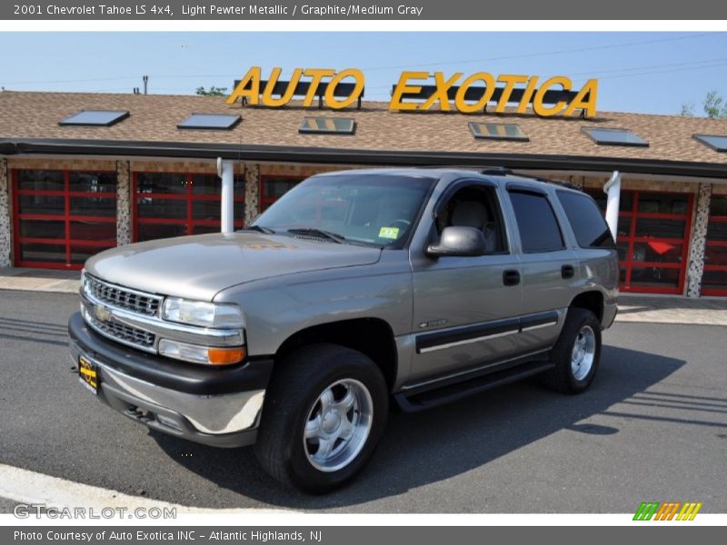 Light Pewter Metallic / Graphite/Medium Gray 2001 Chevrolet Tahoe LS 4x4