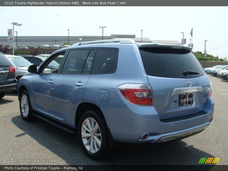 Wave Line Blue Pearl / Ash 2010 Toyota Highlander Hybrid Limited 4WD