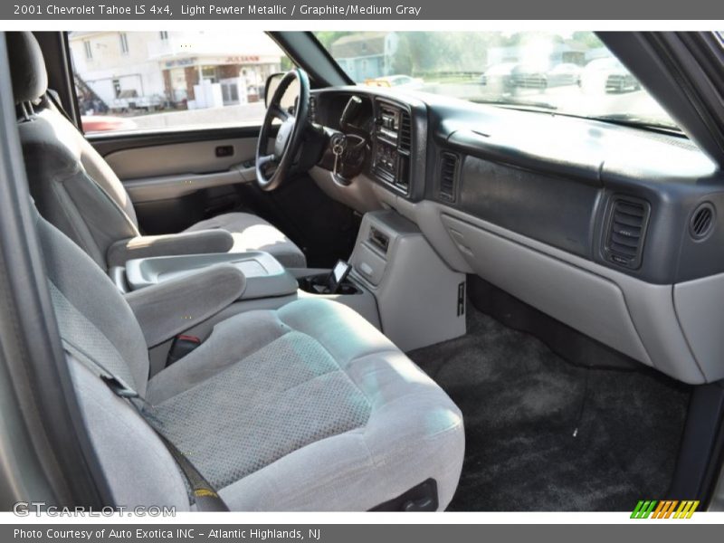 Light Pewter Metallic / Graphite/Medium Gray 2001 Chevrolet Tahoe LS 4x4