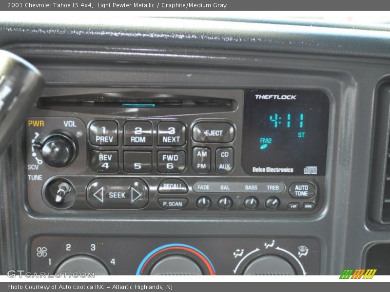 Light Pewter Metallic / Graphite/Medium Gray 2001 Chevrolet Tahoe LS 4x4
