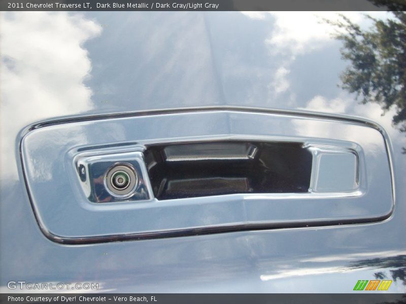 Dark Blue Metallic / Dark Gray/Light Gray 2011 Chevrolet Traverse LT