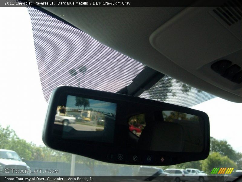 Dark Blue Metallic / Dark Gray/Light Gray 2011 Chevrolet Traverse LT