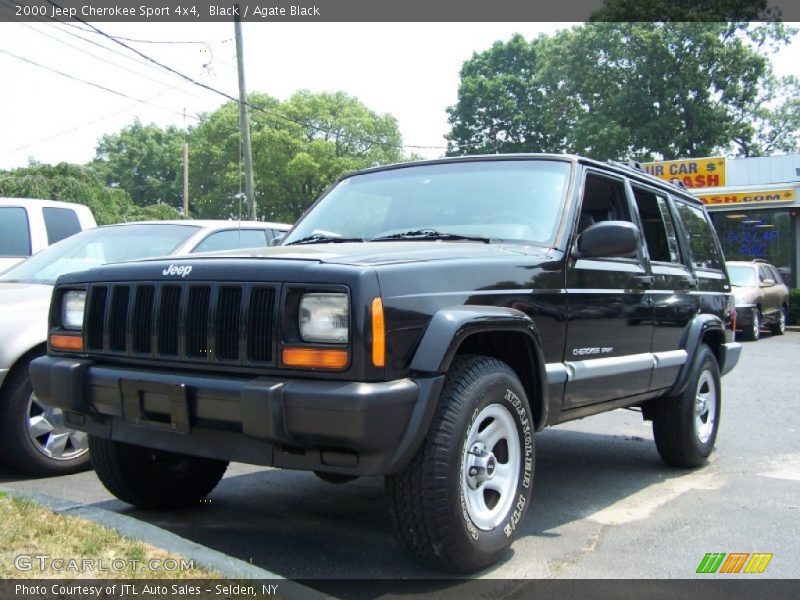 Black / Agate Black 2000 Jeep Cherokee Sport 4x4