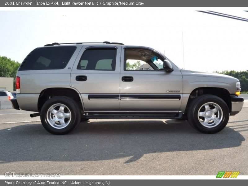Light Pewter Metallic / Graphite/Medium Gray 2001 Chevrolet Tahoe LS 4x4