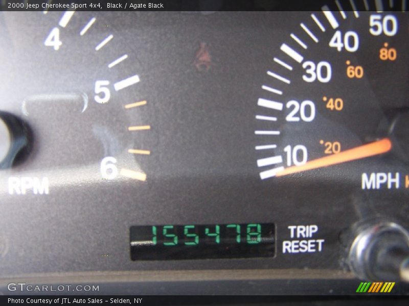 Black / Agate Black 2000 Jeep Cherokee Sport 4x4