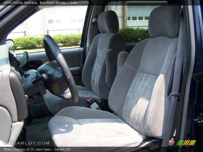Blue Black Metallic / Gray 2003 Pontiac Montana