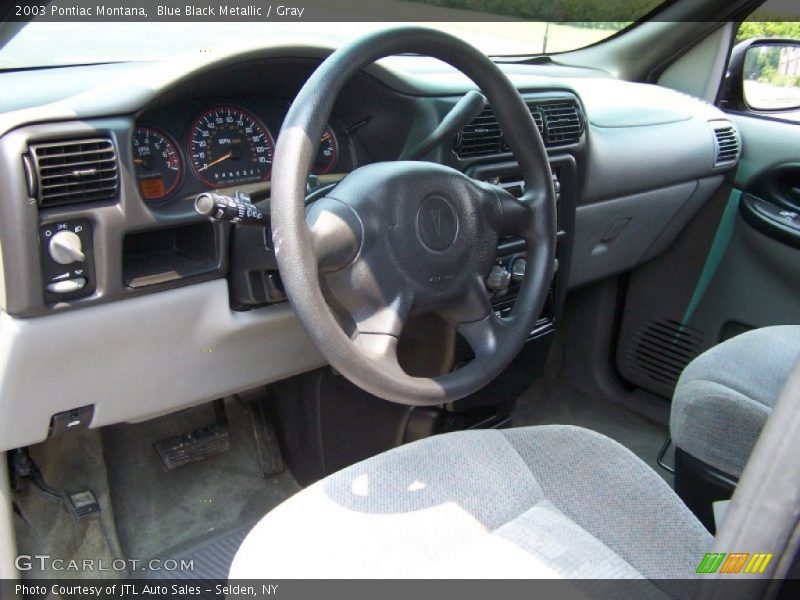 Blue Black Metallic / Gray 2003 Pontiac Montana