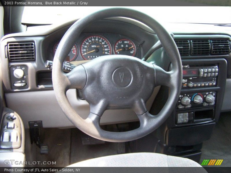 Blue Black Metallic / Gray 2003 Pontiac Montana