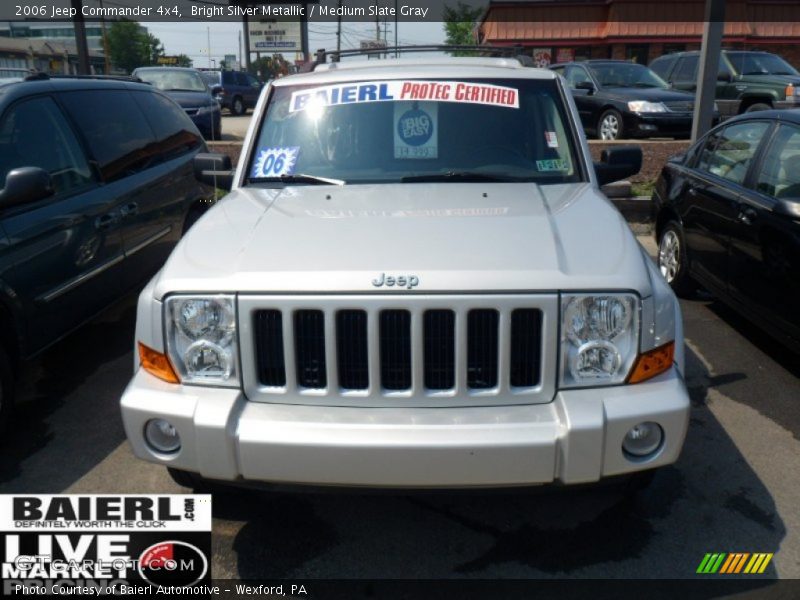 Bright Silver Metallic / Medium Slate Gray 2006 Jeep Commander 4x4