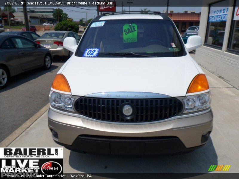 Bright White / Medium Oak 2002 Buick Rendezvous CXL AWD