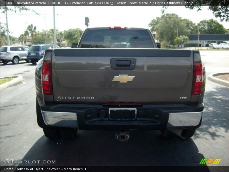  2008 Silverado 3500HD LTZ Extended Cab 4x4 Dually Desert Brown Metallic