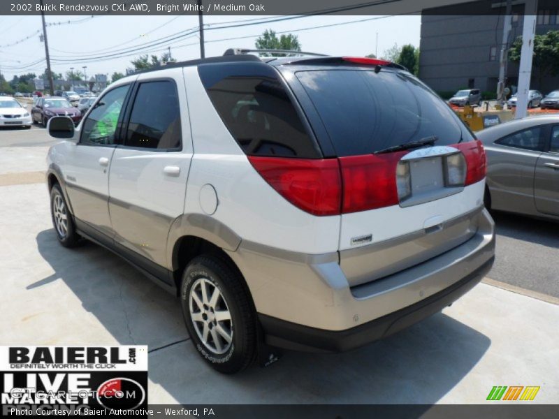 Bright White / Medium Oak 2002 Buick Rendezvous CXL AWD