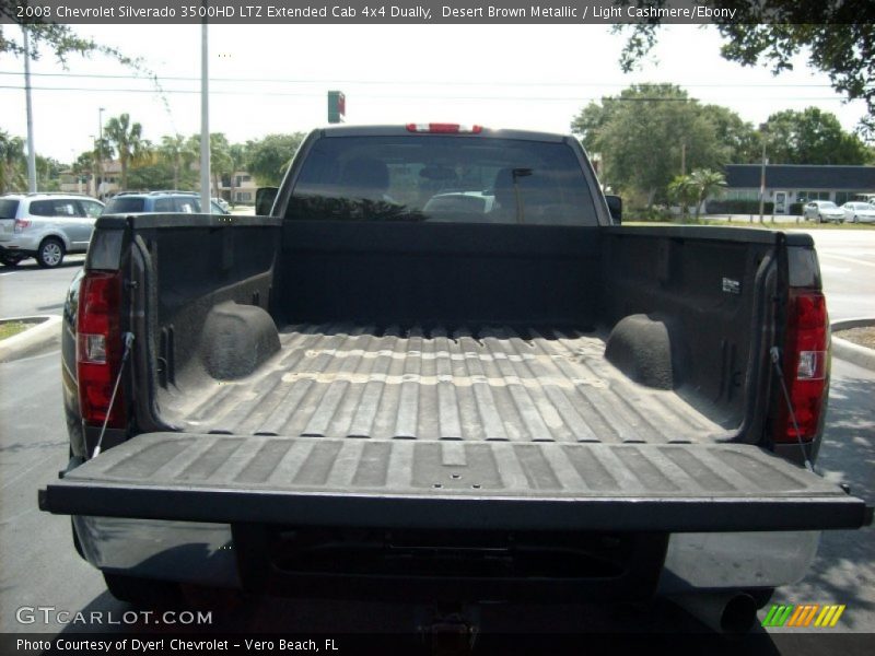 Desert Brown Metallic / Light Cashmere/Ebony 2008 Chevrolet Silverado 3500HD LTZ Extended Cab 4x4 Dually