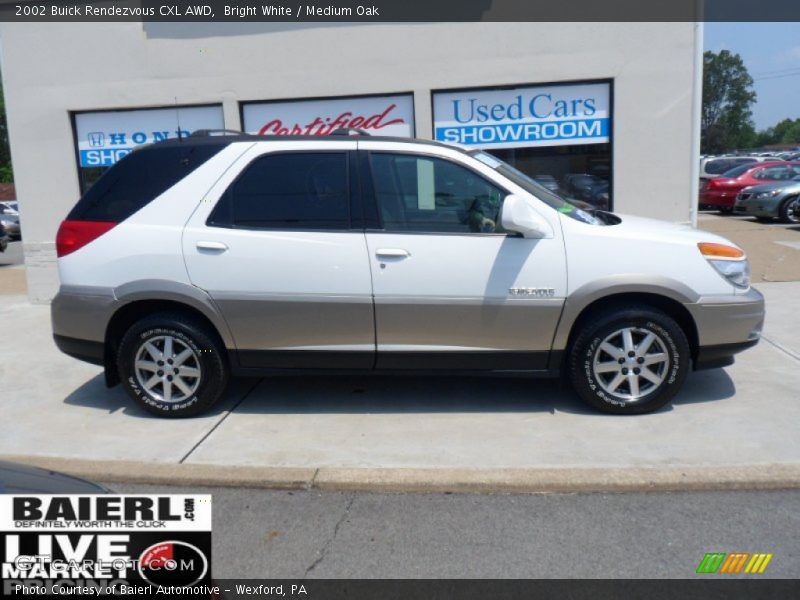Bright White / Medium Oak 2002 Buick Rendezvous CXL AWD