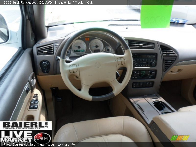 Bright White / Medium Oak 2002 Buick Rendezvous CXL AWD