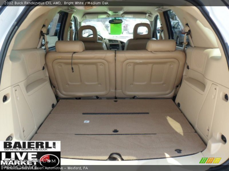 Bright White / Medium Oak 2002 Buick Rendezvous CXL AWD