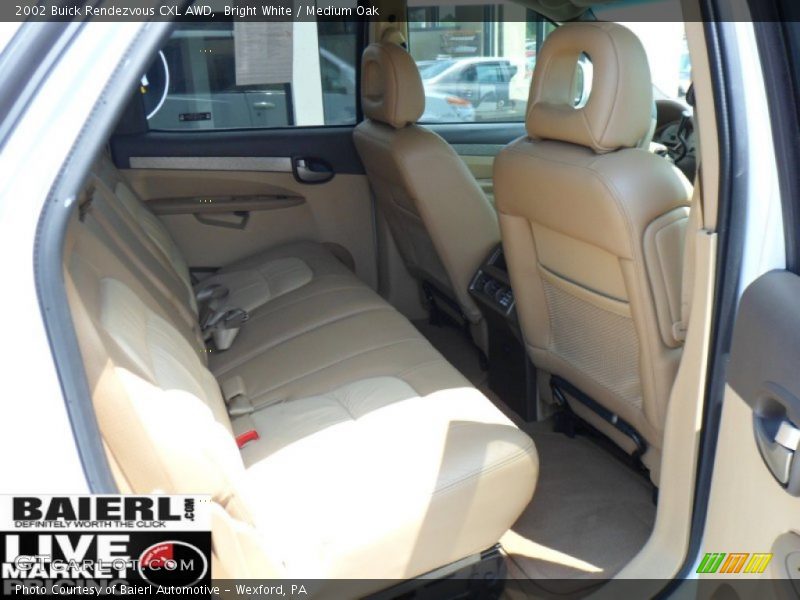 Bright White / Medium Oak 2002 Buick Rendezvous CXL AWD