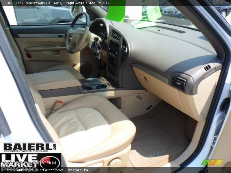 Bright White / Medium Oak 2002 Buick Rendezvous CXL AWD